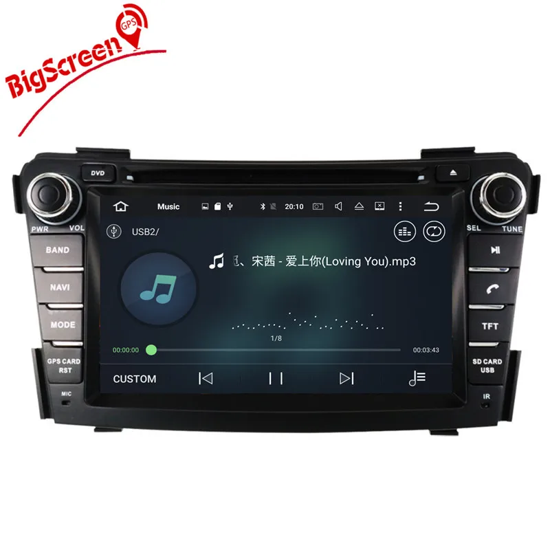 Clearance 2 DIN Octa Android6.0 Car GPS Navi Car CD DVD Player for HYUNDAI I40 I-40 2011-2016 HD Multi-media System Auto Radio RDS GPS 2