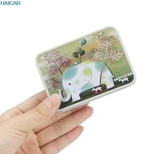 Elephant Pattern Cute Small Storage Jars Rectangular Iron Tin Gift Jewelry Box Holder Home Decoration Support Dropship feb22