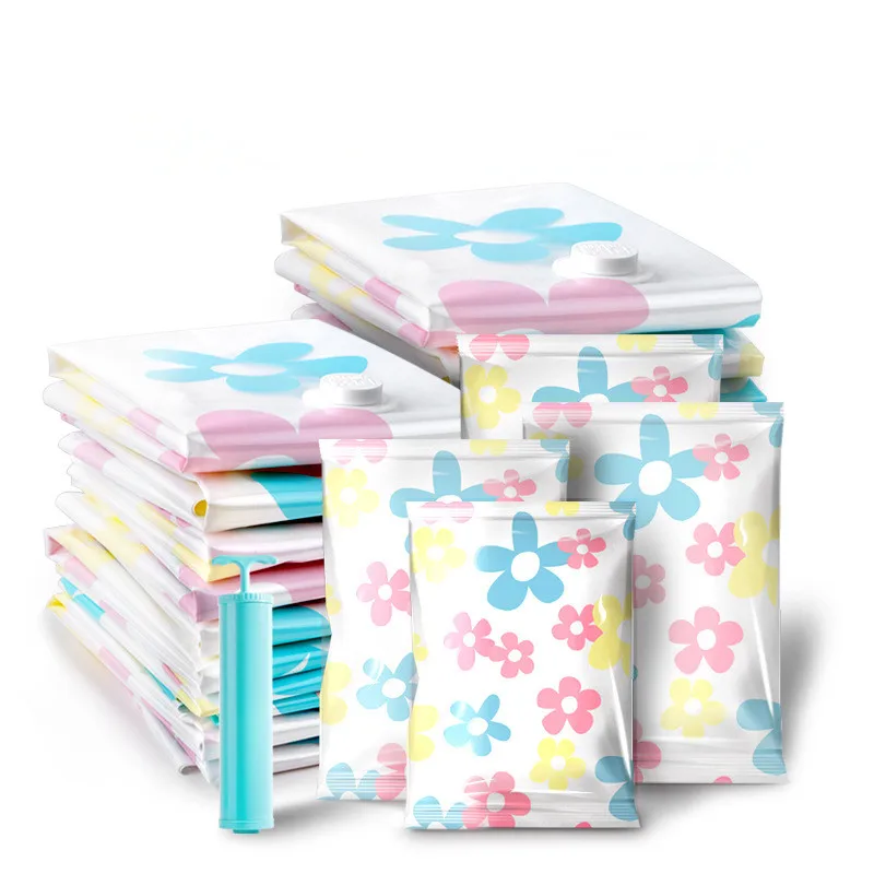 

ROSEHOME 11 PCS/Set Travel Wardrobe Organizer Foldable Clothes Quilts Blankets Vacuum Seal Storage Bag for Home Organization
