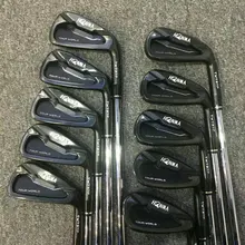 Утюги для гольфа Хонма TW737P Черный клюшки для гольфа 3-11.SW клюшки для гольфа вал R/S/SR, специальная баннерная ткань для печати изображений с одной стороны для игры в гольф шлем