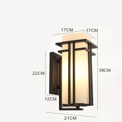 LukLoy наружный настенный светильник LED квадратный креативный современный простой