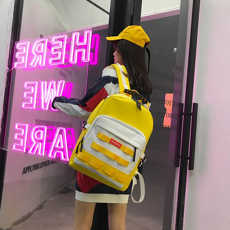 Classic Backpack for Teenage Girl Boys Mochila Feminina Women School Backpacks Men Nylon Waterproof Casual Laptop Bagpack Female (61)