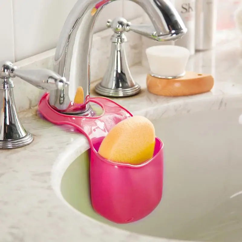New Creative Hanging Plastic Sponge Storage Box Home Kitchen Bathroom ...