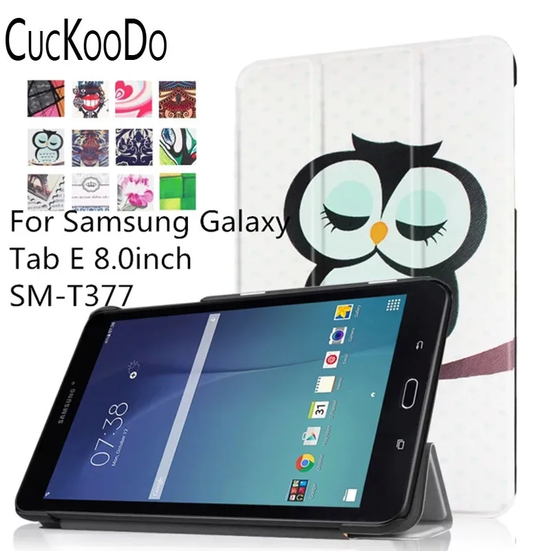 CucKooDo ультра тонкий легкий стоячий чехол для Samsung Galaxy Tab E 8 &quot(Sprint / US Cellular) SM-T377 4G LTE