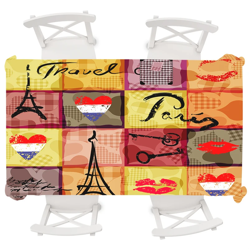 

Waterproof Tablecloth Oilproof Anti-dirty Round Tablecloth Fashion Home Decor Wedding Decoration Rectangular Table cloth Covers
