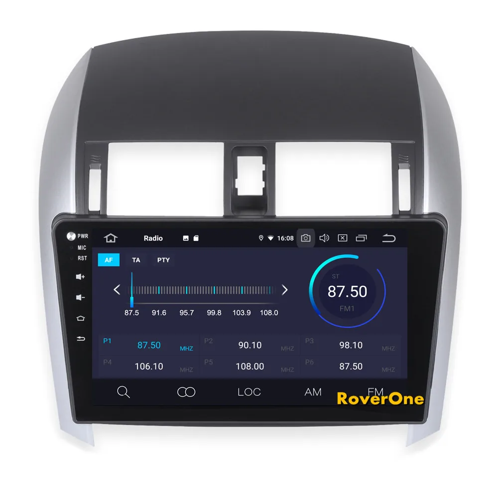 Discount RoverOne For Toyota Corolla 2007 - 2012 Android 9.0 Autoradio Car Multimedia Player Radio GPS Navigation Head Unit NO DVD 7