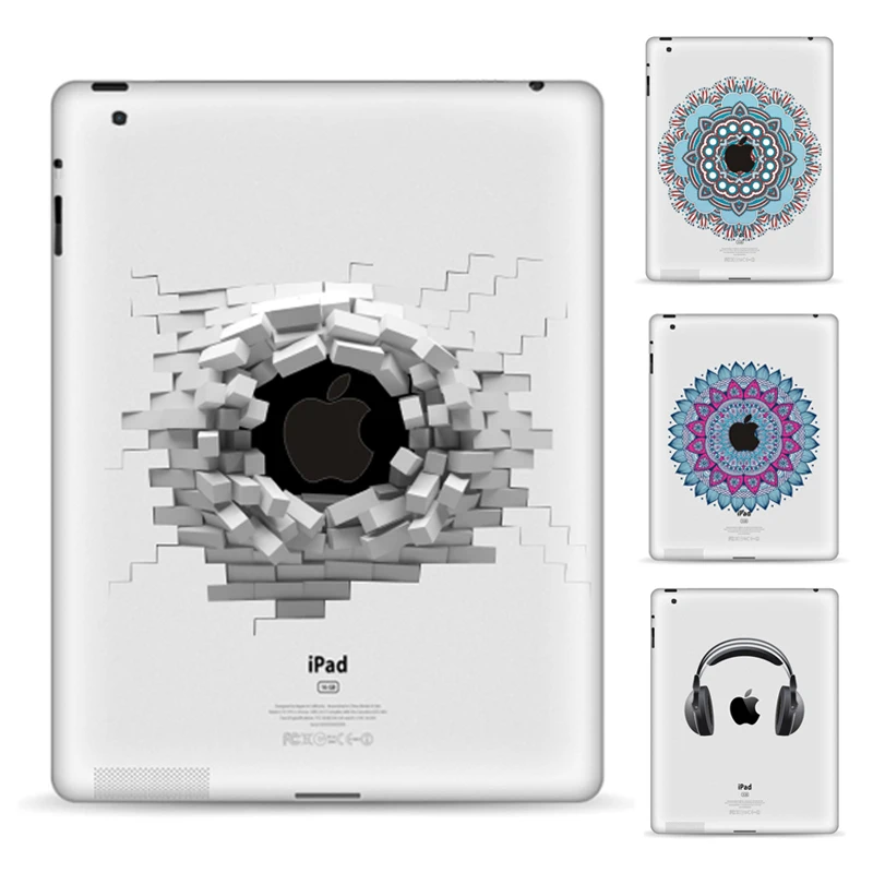 YCSTICKER Hot Sale For iPad Vinyl Decal Tablet Partial Sticker 3D Cubic