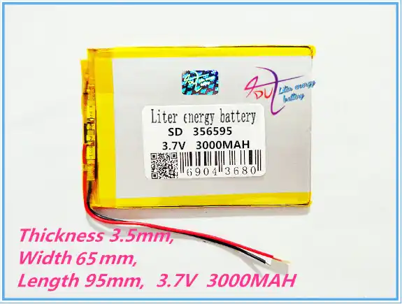 3,7 V 3000mAh литий-полимерный аккумулятор планшета для планшетных ПК/MID/PDA (356595) SD356595 - изображение