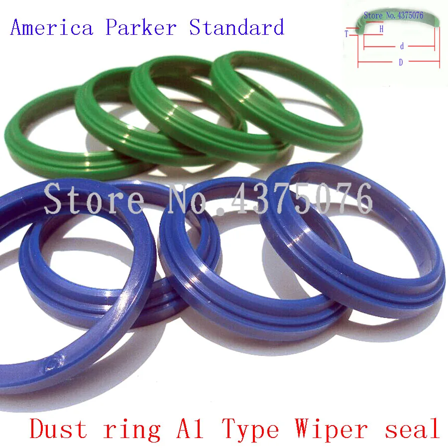 

28*36/30*38/32*40/35*43/36*44/38*46/40*48/42*50/45*53*4/7 Dust ring A1 GHP Type Wiper seal Hydraulic rubber PU Scraper gasket