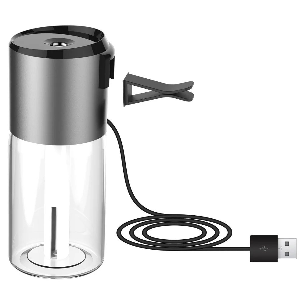 

Accessary Aromatherapy Essential Oil USB Auto-off Car Humidifier Mist Diffuser Air Purification Automobile Durable 100 Ml Aroma