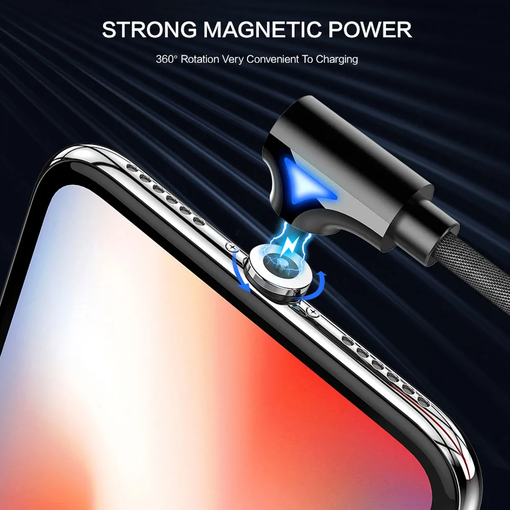 FDBRO FLOVEME Магнитный кабель 1 м Магнитный USB кабель для зарядки iPhone Micro usb type-C для samsung Galaxy S9 Plus Note 9 USB-C
