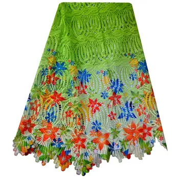 

Latest African Lace Fabrics 2016 Embroidered African Cord Lace Fabric High Quality African Lace Fabric For Party1122B