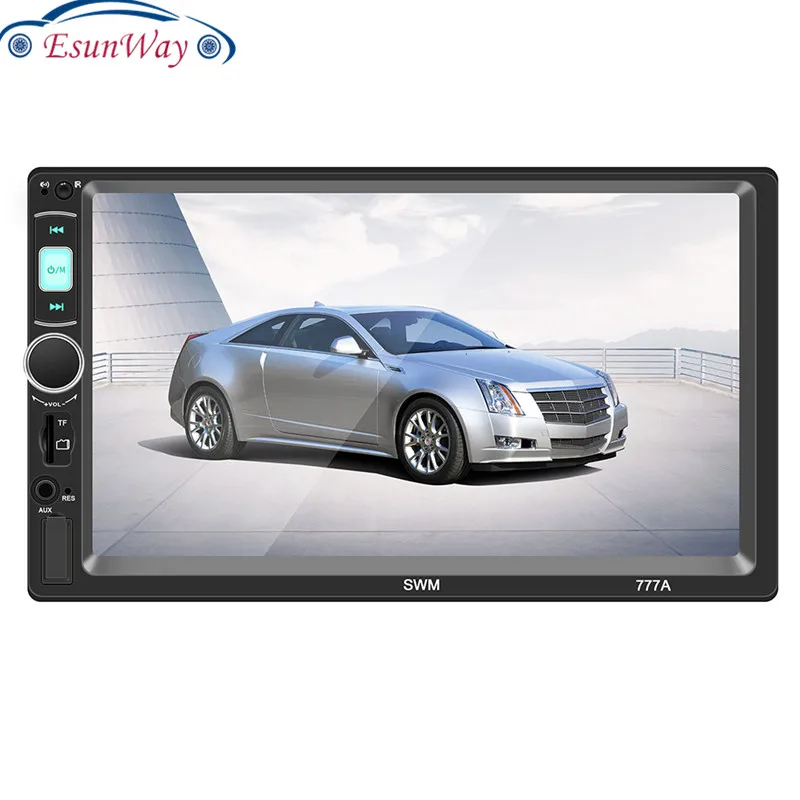 777A 7 zoll Auto Elektronik Touch Video MP4 MP5 Player Bildschirm Stereo GPS Navi BT FM radio Kopf Einheit Europ | Автомобили и