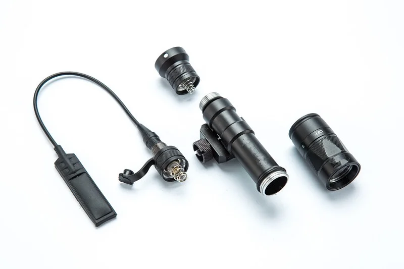 M600 M600V Scout Light Hunting Strobe Flashlight Gun Gun Gun Light lantern For 20mm Weber Picatinny Rail