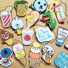 1 PCS Free Shipping Cartoon Acrylic Brooch Clothing Backpack Accessories Badges Decoration Pins Brooches