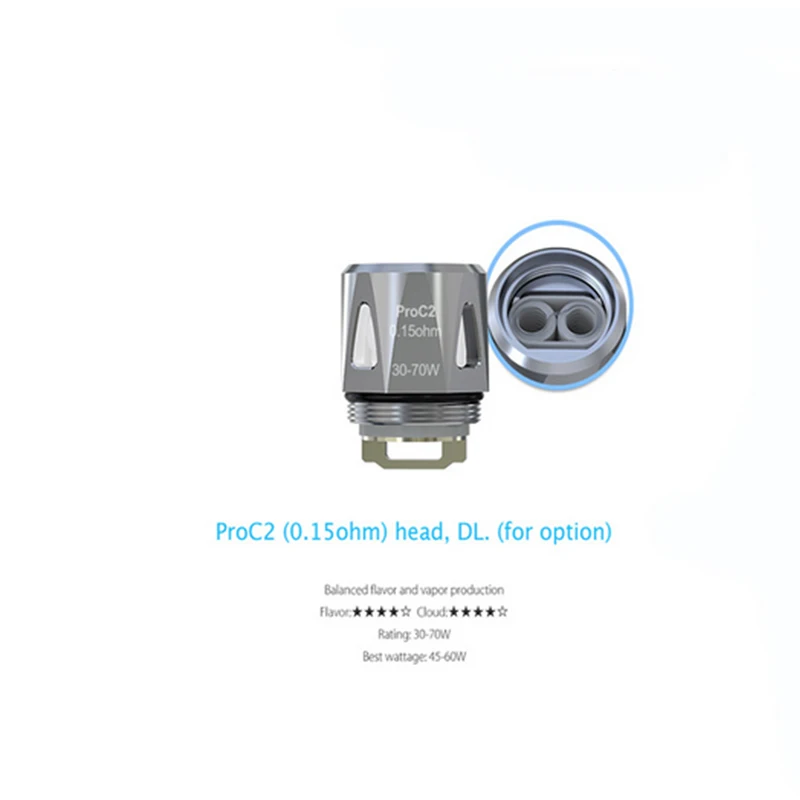 5PCS Joyetech ProC1 ProC1-S ProC2 ProC3 ProC4 Coil Head Replacement Evaporator for Joyetech ProCore Aries Atomizer Tank Vape 03
