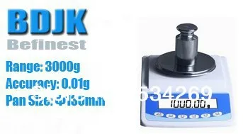 

3000g Electronic Balance Measuring Scale Balance with LCD Counting and Weight Balance 0.01g Scale
