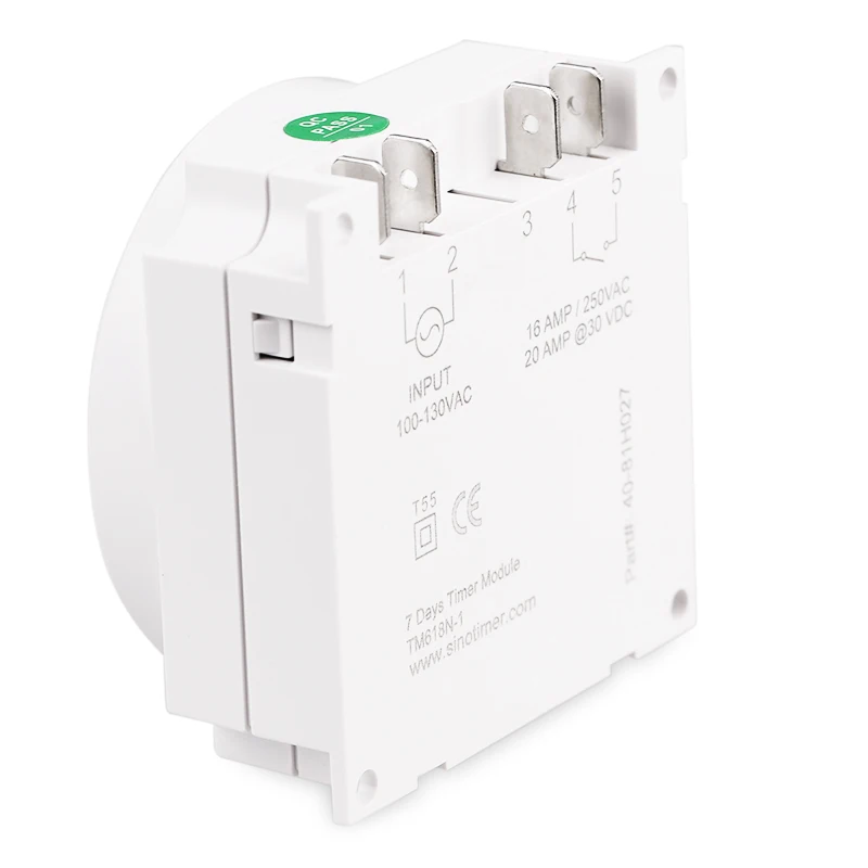 LEDSMITH AC 220/110V DC 12V LCD Digital Display Smart Power Timer 7 Days Programmable Timer Switch Builton  Rechargeable Battery