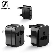 SeenDa телефон зарядное устройство адаптер Международный адаптер для путешествий Универсальный по всему миру настенная розетка для зарядника Розетки конвертер США Великобритания ЕС AU