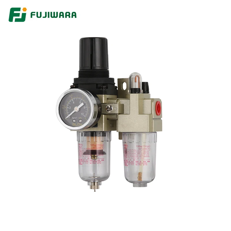 FUJIWARA 1/4 Oil-water Spseparator Filter Regulator Trap Filter Airbrush for Compressor