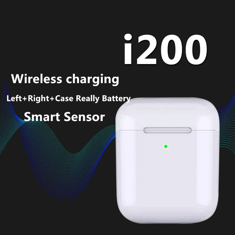 

New i200 TWS 1:1 Smart Sensor Wireless Bluetooth headsets i200tws for iPhone Android not W1 H1 chip pk i60 i80 i100