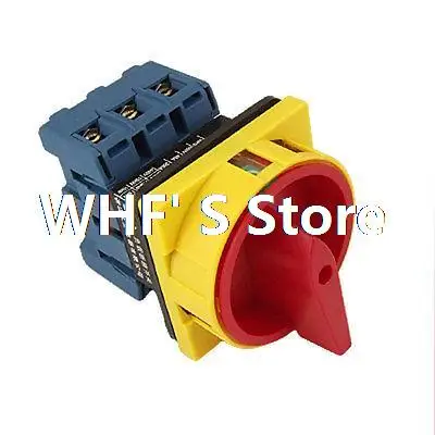 

Ui 660V Ith 40A Rotary Cam ON/OFF Changeover Switch New