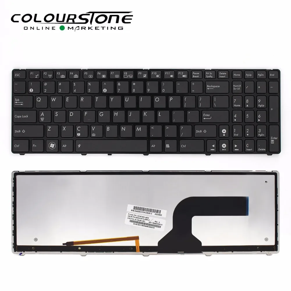 США клавиатура для ноутбука ASUS G60 K52 UL50 K72 N60 G53 G73 G51 G72 K53 X73 с подсветкой клавиатуры