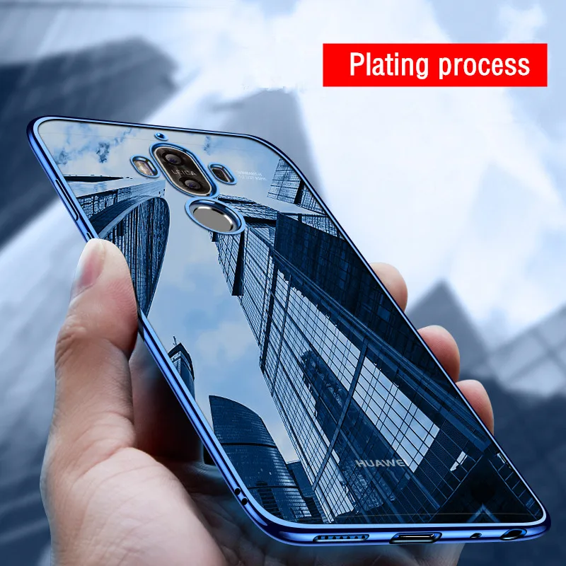 Прозрачный телефон задней стороны мягкий чехол для Huawei Коврики 9/Коврики 9 Pro