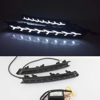 

2017 2018 Daytime Running Lights For Mazda cx-5 cx5 cx 5 drl fog lamp 12V DRL Driving lights fog Car Accessories
