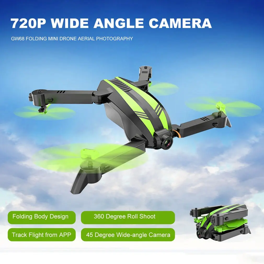 

Global Drone GW68 Quadrocopter Dron RC Helicopter WIFI FPV 720P HD camera Drones Aerial Photography Mini RC Drones