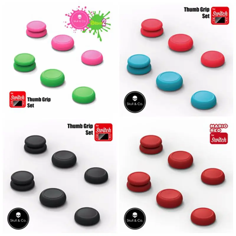 10 шт. колпачок для джойстика Nintendo Switch Joy Con|skull & co|cover forcover covers |