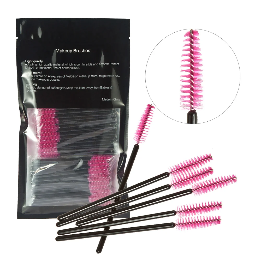 50/100Pcs/Set Disposable Makeup Brushes Set One off Eyeliner Mascara