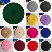 Newly Fashion Kids Children Unisex Imitation Wool Warm Beret Beanie Hat Cap Autumn Winter Caps Gift DO99