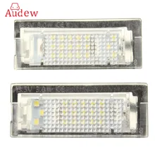 1 Pair LED License Plate Light Number Plate Lamp For BMW E39 5D 5 Door E46