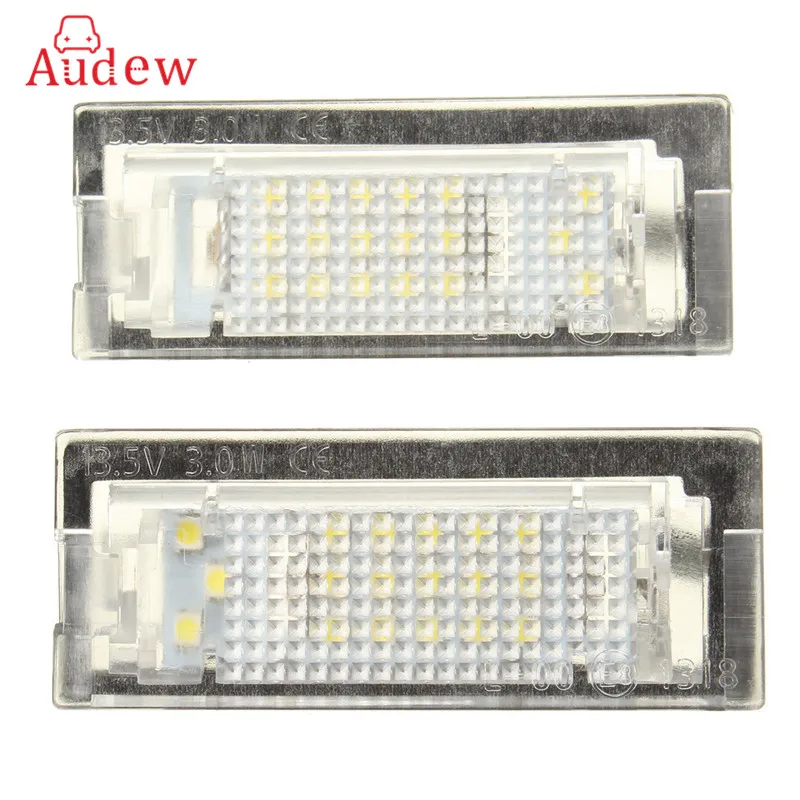 1 Pair LED License Plate Light Number Plate font b Lamp b font For BMW E39