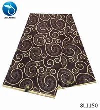 

LIULANZHI 2018 nigerian wax in fabric wax tissu africain batik fabrics high quality 6yards/lot hot sale for dress 8L1142-8L1154