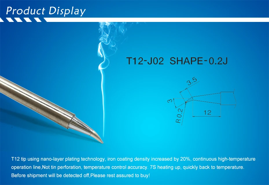 QUICKO T12-J02 JL02 сварочный Утюг для FX9501/951/907 T12 ручка OLED и STC-LED T12 паяльная станция 7s расплава олова