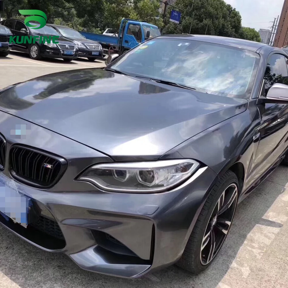 Car Vinyl film Body Sticker Car sticker Metal Gray (1)