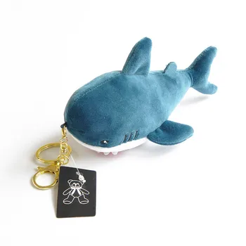 

New 15cm Soft Doll Cuddly Animal Plush Doll Shark Toy Cartoon Shark Toy keychain Gift for Children and Girls
