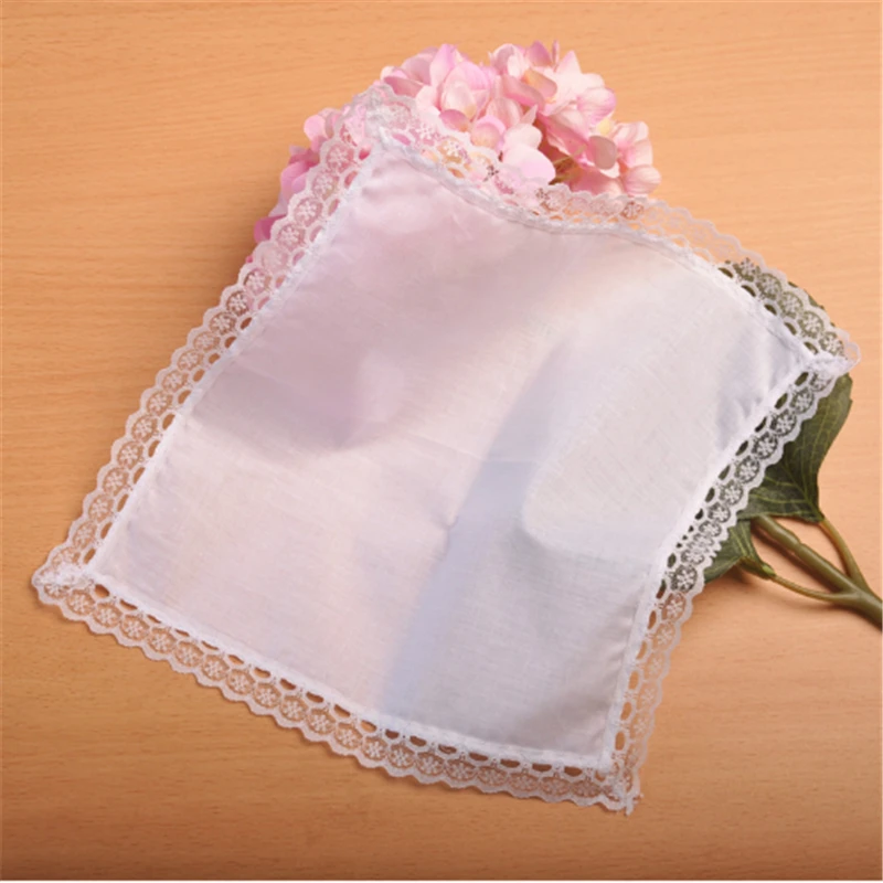12 шт персонализированный белый кружевной платок, женские свадебные подарки, свадебные декоративные салфетки 25*25 см