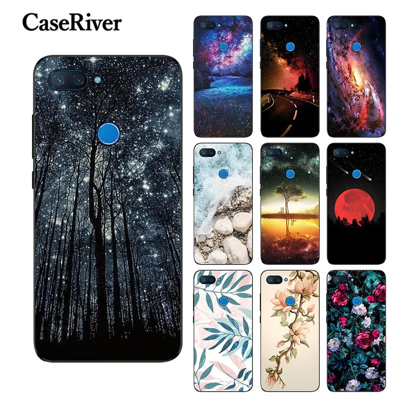 Capa Xiaomi Mi 8 Lite Case Black Matte Soft TPU Funda Silicone Phone Back Protective Coque Cover | Мобильные телефоны и