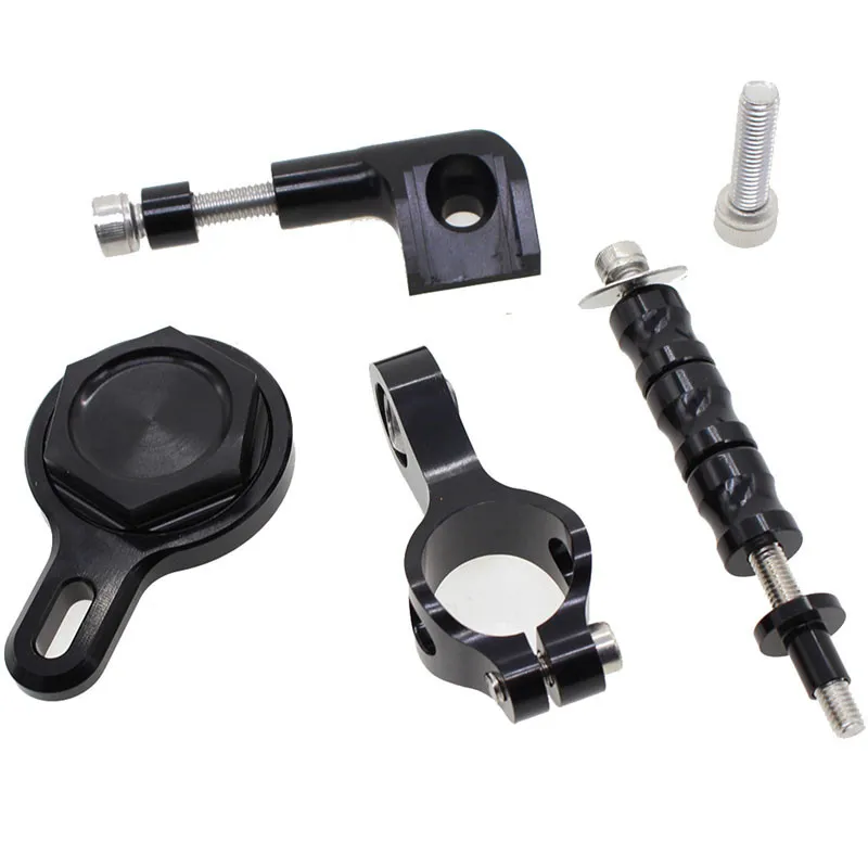 

For Yamaha YZF R1 YZFR1 1998-2001 CNC Aluminum Motorcycles Steering Damper Stabilize Damper Bracket Support Mounting Kit