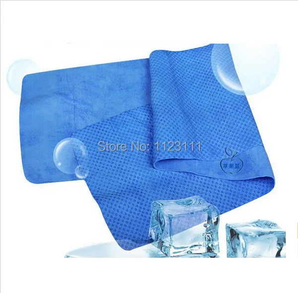2 цвета 80*17 см Ice cool полотенце спорта охлаждения полотенце