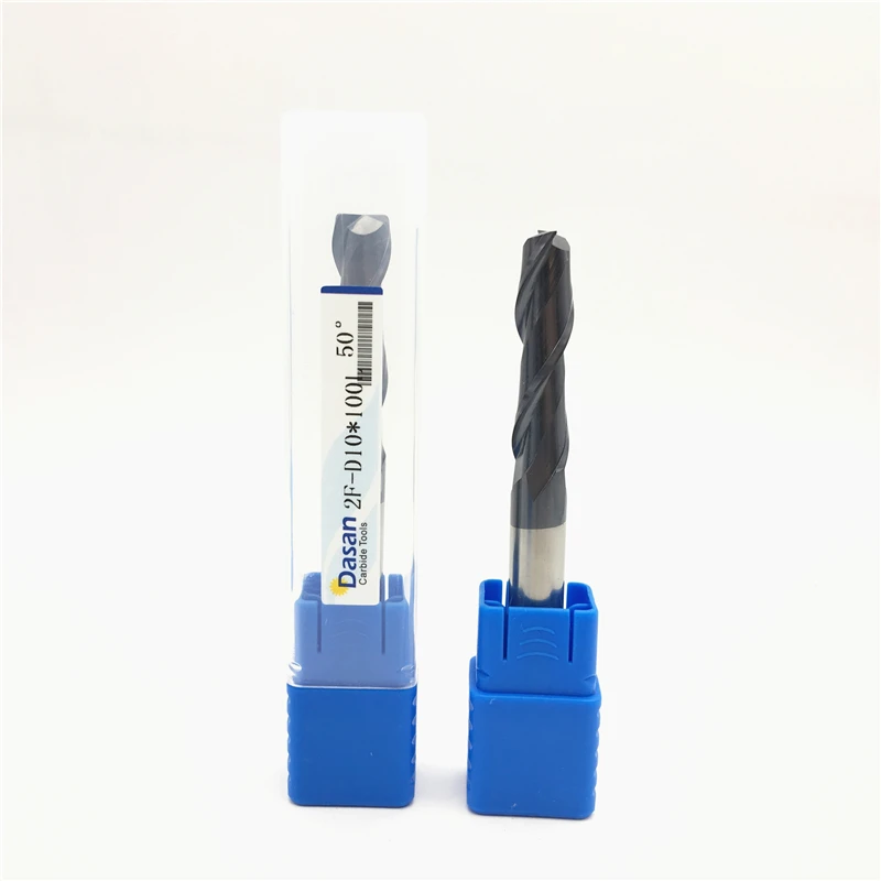 Flat End Mill HRC50°F2 D10X100L (6)