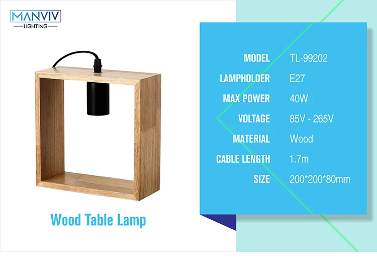 Современная настольная лампа деревянная настольная лампа книжный светильник s Настольный ночной Светильник E27 держатель Мини Ретро прикроватная лампа для спальни Макс 40 Вт ЕС вилка