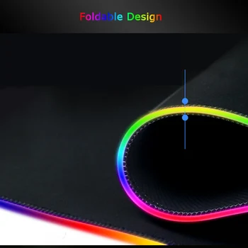 

LED RGB Mouse Pad Gaming XXL XL Large Mousepad PC Computer Keyboard Mice Mat Gamer Mouse Pad