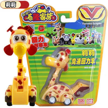 Аниме Vroomiz классический каваи Южная Корея трения тянуть назад мин Автомобили мультфильм игрушки для детей подарок Детские заводные игрушки - Цвет: 4