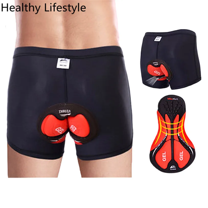 

High Quality Men Bike Bicycle Cycling 3D Gel Outdoor Riding Padded Health Underwear Cycling Clothing Comfortable M-3XL Feb 16