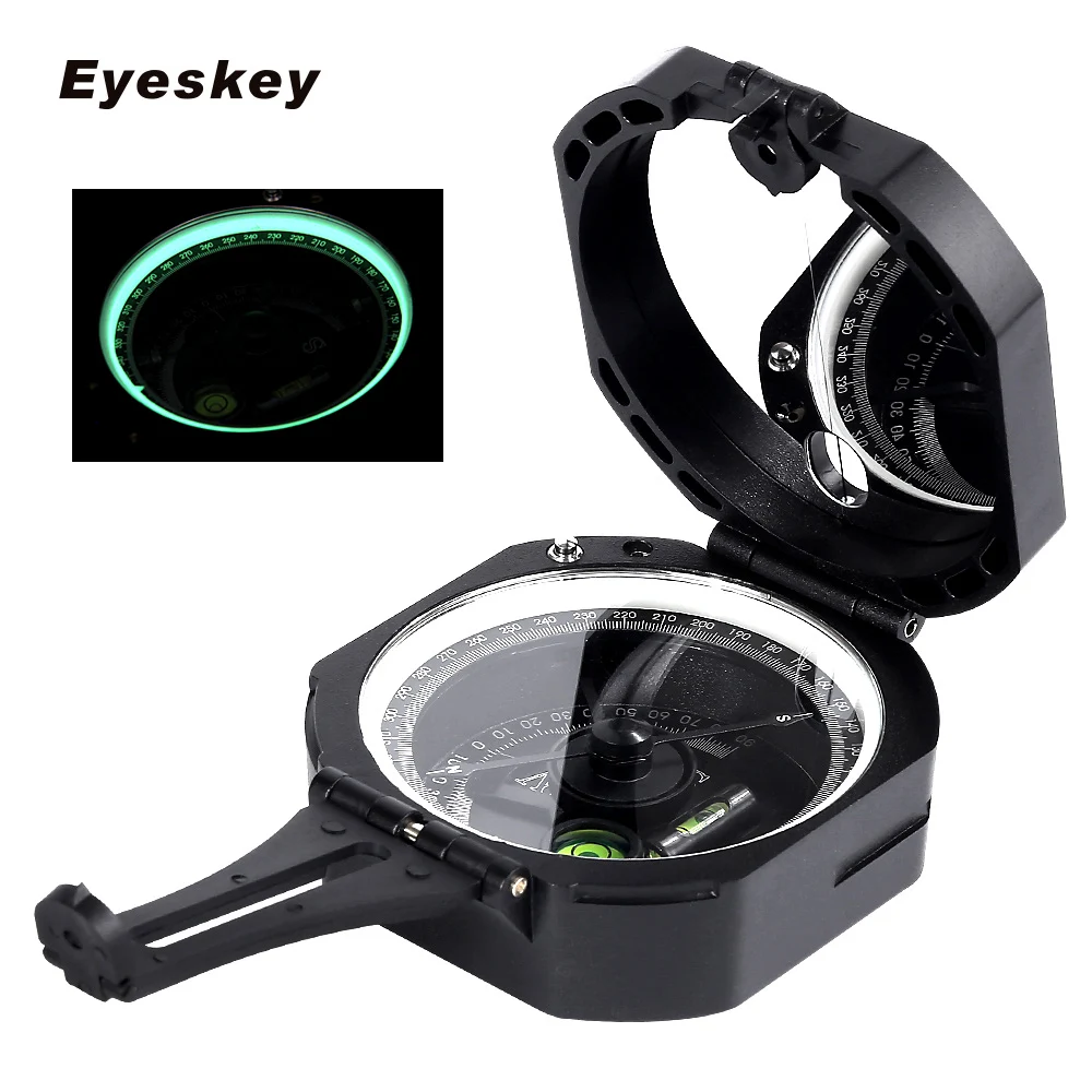 Eyeskey Профессиональный геологический компас легкий на открытом воздухе Выживание Военный компас для Измерение наклона расстояние - изображение