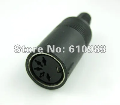 

Free shipping (5 pieces/lot) DIN female Jack Connector 5 Pin with Plastic Handle